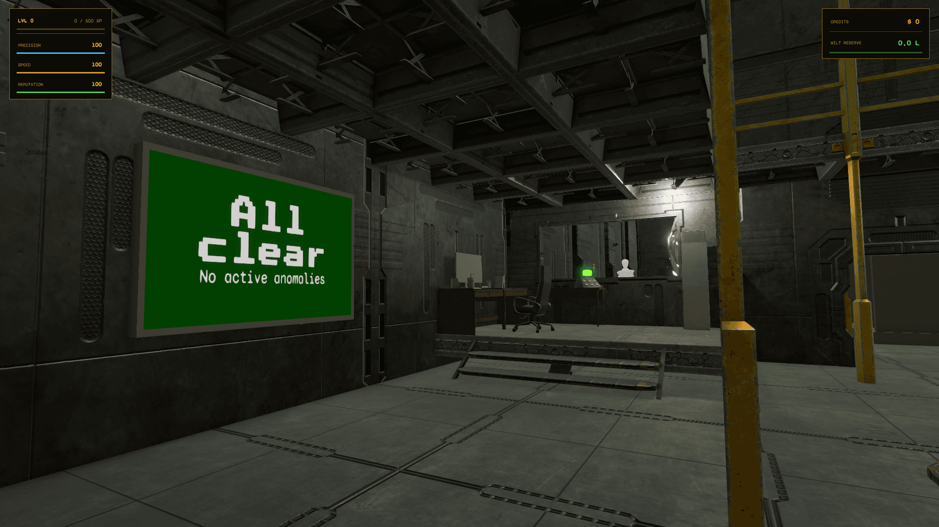 Main operations center — all clear